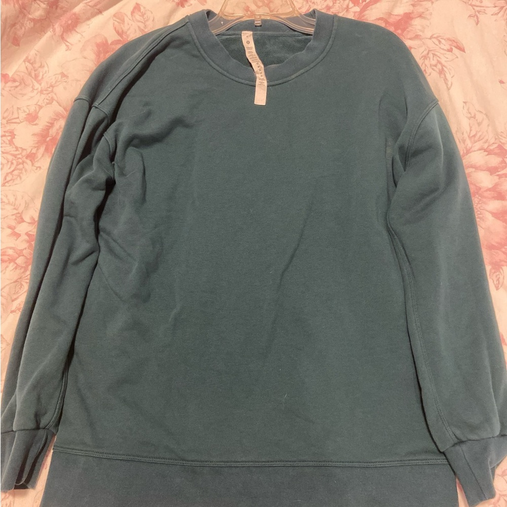 Lululemon Perfectly oversized green crewneck sweatshirt